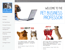 Tablet Screenshot of petbusinessprofessor.com